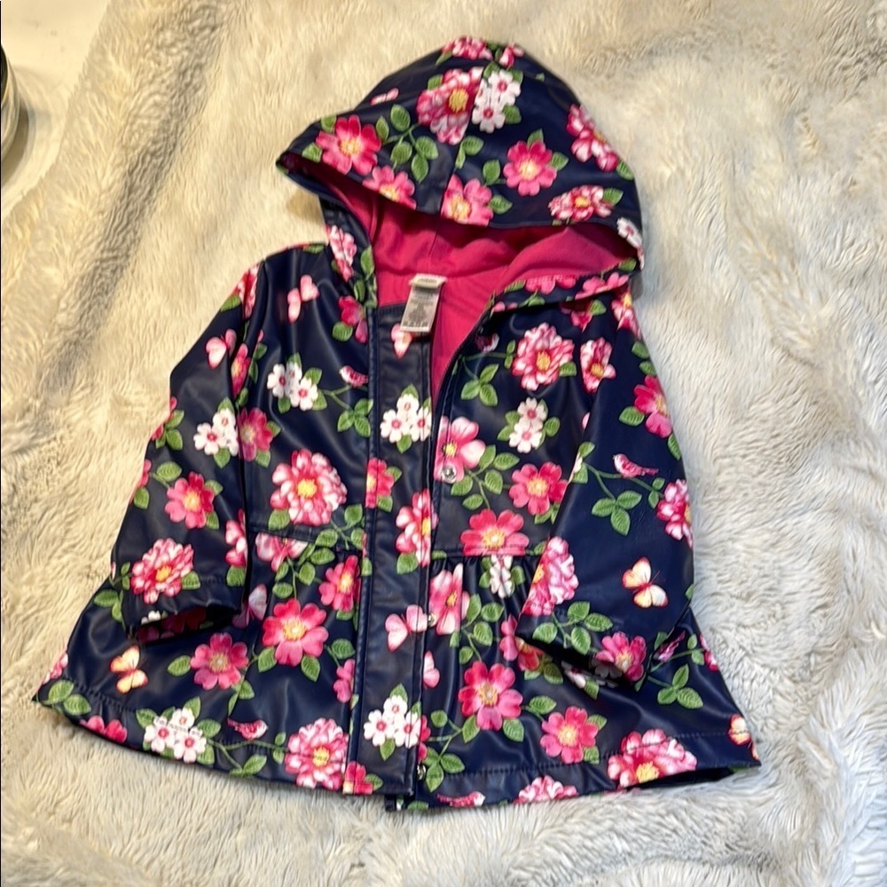 little me ,beautiful rain coat for little girl , 18 months - Picture 3 of 9